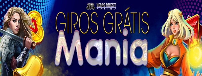 Vegas Crest fecha o mês com a Giros Grátis Mania | Jogos de Cassino