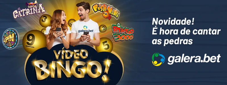 Galera.bet promove página dedicada para o bingo | Jogos de Cassino