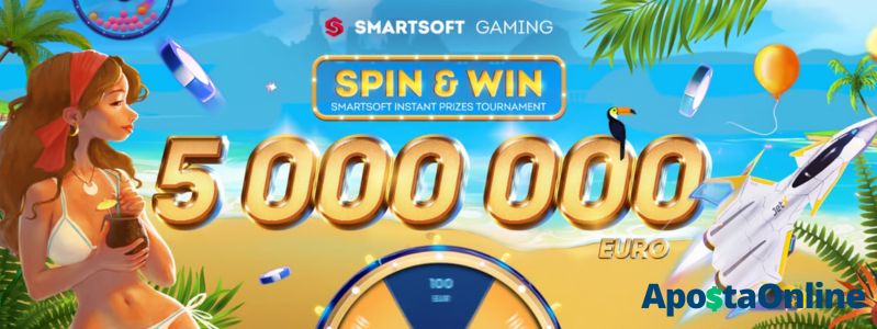 Aposta Online vive ano de milhões com a SmartSoft Spin & Win | Jogos de Cassino